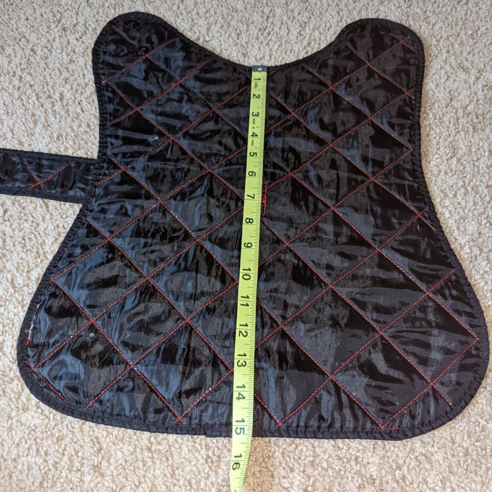 DOG JACKET RED/BLACK COLOR SIZE MEDIUM - Picture 7 of 9